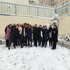 عکس روز برفی مدرسه صدرا
